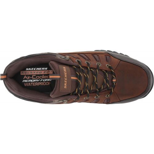 스케쳐스 Skechers Mens Relment-semego Waterproof Hiker Lo Hiking Shoe