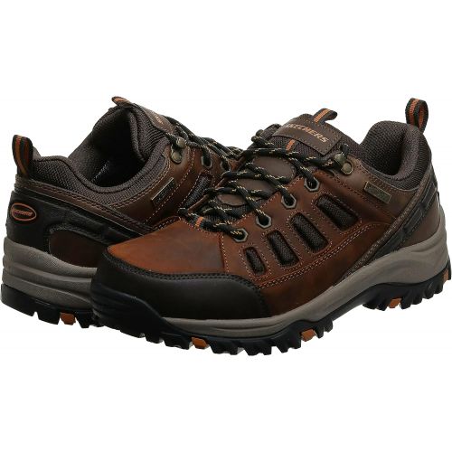 스케쳐스 Skechers Mens Relment-semego Waterproof Hiker Lo Hiking Shoe