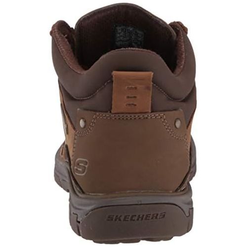 스케쳐스 Skechers Mens Segment Melego Leather Chukka Waterproof Boot