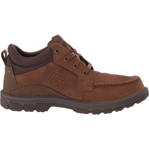 스케쳐스 Skechers Mens Segment Melego Leather Chukka Waterproof Boot