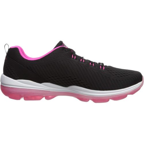 스케쳐스 Skechers Womens Skech-AIR Deluxe-NIGHTTIDE Sneaker, Black hot Pink, 6 M US