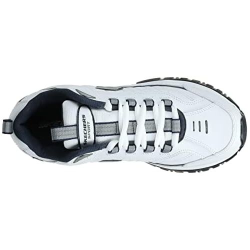 스케쳐스 Skechers Mens Energy Afterburn Lace-Up Sneaker