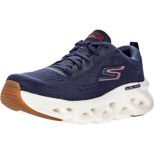 스케쳐스 Skechers Mens GOrun Glide-Step Swirl Tech-Max Cushioning Athletic Workout Running Walking Shoes Sneaker