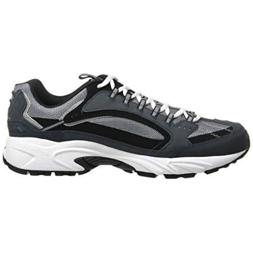 스케쳐스 Skechers Sport Mens Stamina Nuovo Cutback Lace-Up Sneaker