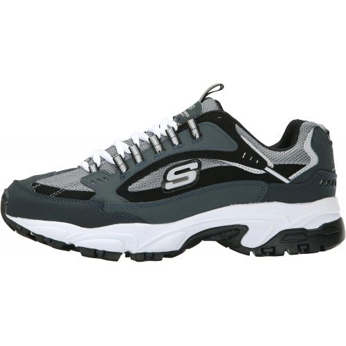 스케쳐스 Skechers Sport Mens Stamina Nuovo Cutback Lace-Up Sneaker