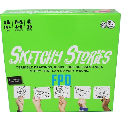  Sketchy Stories: A Party Game About Terrible Drawings and Ridiculous Guesses