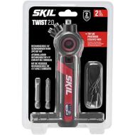 SKIL Twist 2.0 Rechargeable 4V Screwdriver with Pivoting Head, Torque Setting, USB-C Charging Cable & 2PC Bit Set-SD5619-01