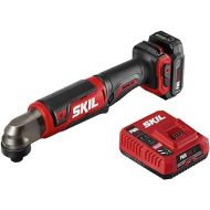 SKIL PWR CORE 12 Brushless 12V 1/4 Inch Hex Right Angle Impact Driver Includes 2.0Ah Lithium Battery and PWR JUMP Charger - RI574502