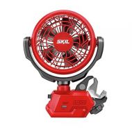 Skil 12V/20V Brushless 4 in. Clamp Fan, Tool Only- FN0400D-00, One Size, Red