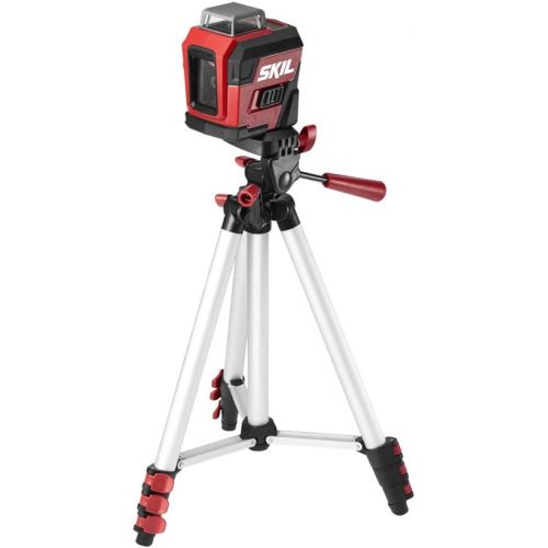  SKIL 100ft Self-Leveling Green Cross Line Laser with Rechargeable Battery, Tripod & Bag - LL9322G-01