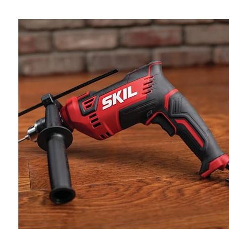  Skil 7.5 Amp 1/2-in Corded Hammer Drill with 100pcs Drill Bit Set With Variable Speed- HD182002