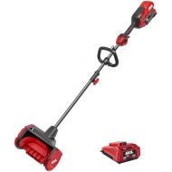 SKIL PWR CORE 40 Brushless 40V 12 in. Power Head Snow Shovel Kit, 20'ft Throwing Distance, Includes 4.0Ah Battery and Charger - PSS1200C-10, Red