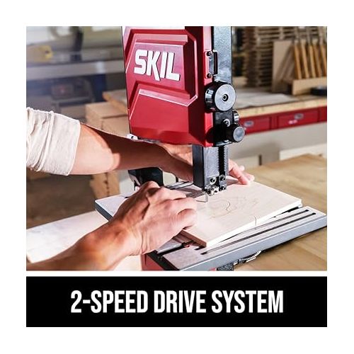  SKIL 2.8 Amp 9 In. 2-Speed Benchtop Band Saw for Woodworking - BW9501-00