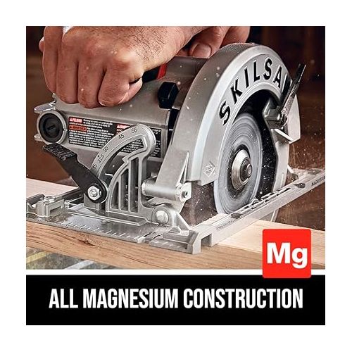  SKIL 15 Amp 7-1/4 Inch Magnesium Left Blade Sidewinder Circular Saw Skilsaw - SPT67M8-01