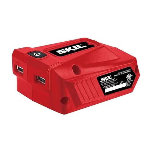  SKIL 2-Tool Combo Kit: 20V Drill Driver and Reciprocating Saw, Includes Two 2.0Ah Lithium Batteries, PWRAssist USB Charging Adapter and One Charger - CB739401