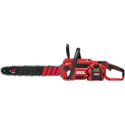  SKIL PWR CORE 40 Brushless 40V 18 In. Chainsaw Kit including 6.0Ah Battery and Charger-CS1800C-15
