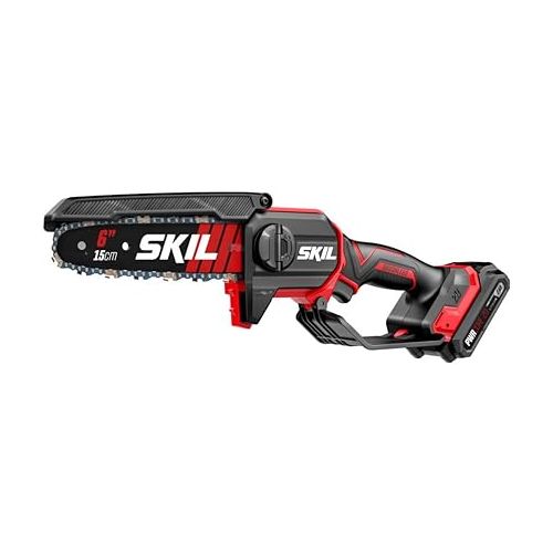  SKIL PWR CORE 20 Brushless 20V 6 In. Pruning Saw Kit including 2.0Ah Battery and Standard Charger-PR0600B-11