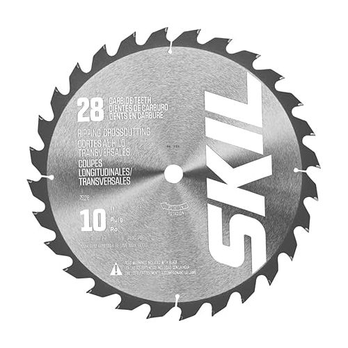  SKIL 75128M 10 In. 28T Saw Blade for SKIL Model TS6307-00/ MS6305-00