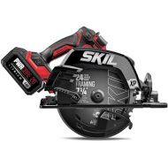 SKIL PWR CORE 20™ Brushless 20V 7-1/4 In. 5300 RPM, Circular Saw Kit Includes 4.0Ah Lithium Battery and Quick Charger- CR5440B-10
