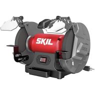 SKIL 3.0 Amp 8 In. Bench Grinder with Built-in Water Cooling Tray & LED Work Light - BI9502-00