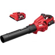 SKIL PWR CORE 40 Brushless 40V 530 CFM Cordless Leaf Blower Kit, Variable Speed with Power Boost, Includes 2.5Ah Battery and Auto PWR Jump Charger- BL4713C-11