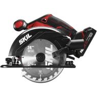 SKIL 20V 6-1/2 Inch Cordless Circular Saw Includes 2.0Ah PWR CORE 20 Lithium Battery and Charger - CR540602