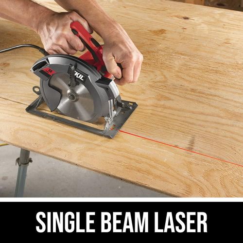  SKIL 15 Amp 7-1/4 Inch Circular Saw with Single Beam Laser Guide - 5280-01