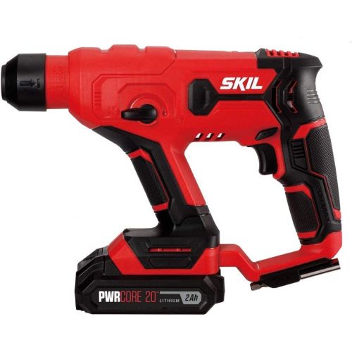  [아마존베스트]SKIL 20V SDS-Plus Rotary Hammer, Includes 2.0Ah PWRCore 20 Lithium Battery and Charger - RH170202