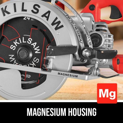  [아마존베스트]SKILSAW SPT77WML-01 15-Amp 7-1/4-Inch Lightweight Worm Drive Circular Saw