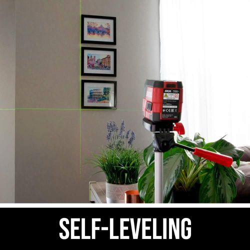  [아마존베스트]Skil 65ft. Green Self-leveling Cross Line Laser Level with Horizontal and Vertical Lines, Rechargeable Lithium Battery with USB Charging Port, Clamp & Carry Bag Included - LL9324G-