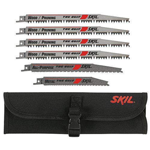  SKIL 94103 6-Piece Reciprocating Set with Pouch, 6-Piece