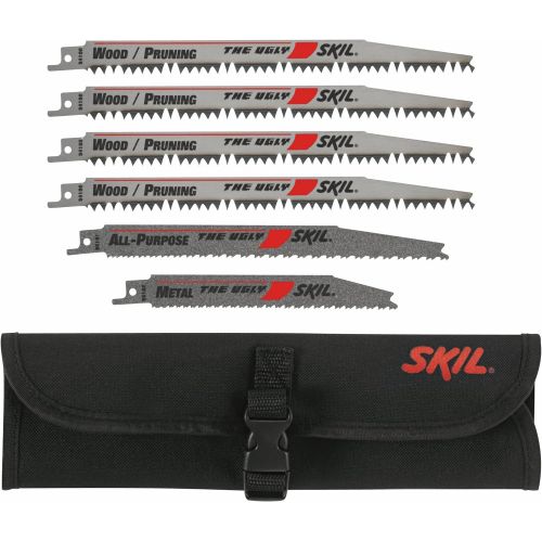  SKIL 94103 6-Piece Reciprocating Set with Pouch, 6-Piece