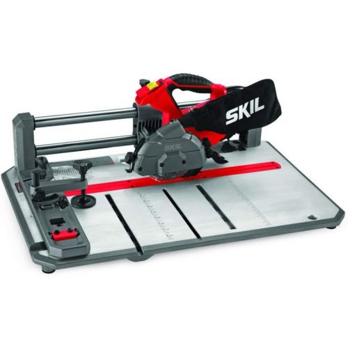  SKIL 3601-02 Flooring Saw with 36T Contractor Blade & Bullet Tools 711 Ergonomic Tapping Block, 3 x 7 x 3 inches, Black