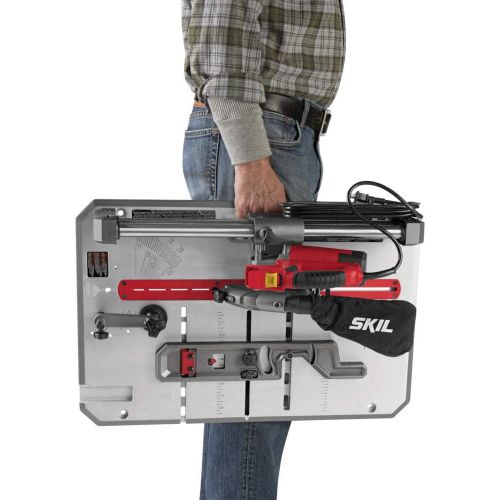  SKIL 3601-02 Flooring Saw with 36T Contractor Blade & Bullet Tools 711 Ergonomic Tapping Block, 3 x 7 x 3 inches, Black