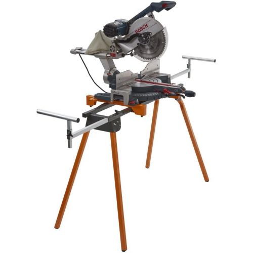  Skil 10 Dual Bevel Sliding Miter Saw - MS6305-00 & BORA Portamate PM-4000 - Heavy Duty Folding Miter Saw Stand with Quick Attach Tool Mounting Bars Orange, 44 x 10 x 6.5 inches