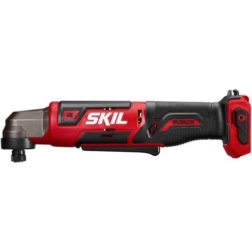  SKIL 2-Tool Combo Kit: PWRCore 12 Brushless 12V 1/2 Inch Cordless Drill Driver and 1/4 Inch Hex Right Angle Impact Driver, with 2.0Ah Lithium Battery and PWRJump Charger - CB743001