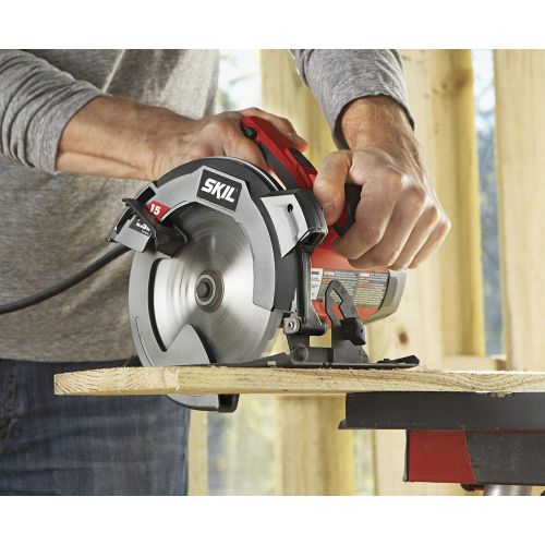  SKIL 5280-01 15-Amp 7-1/4-Inch Circular Saw with Single Beam Laser Guide & Swanson Tool Co S0101 7 Inch Speed Square Tile