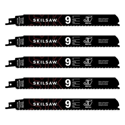  SKILSAW SPT2008-05 9 8-10 TPI Reciprocating Saw Blade For Metal - 5 Pack
