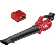 SKIL BL4714B-10 PWR CORE 20 Brushless 400 CFM Leaf Blower Kit, Includes 4.0Ah Battery and Charger