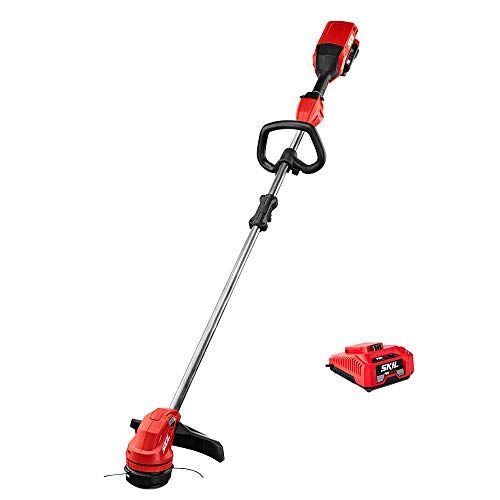  SKIL LT4818-10 PWR CORE 40 14-Inch Brushless 40V String Trimmer Kit Includes 2.5Ah Battery and Auto PWR Jump Charger