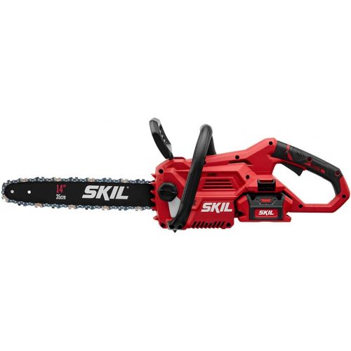  SKIL CS4555-10 PWR CORE 40 14” Brushless 40V Chainsaw Kit Includes 2.5Ah Battery and Auto PWR Jump Charger