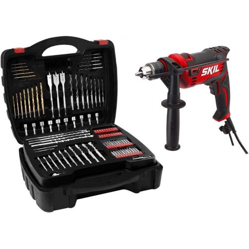  Skil 7.5 Amp 1/2-in Corded Hammer Drill with 100pcs Drill Bit Set - HD182002