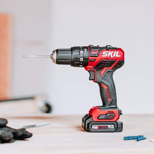  SKIL PWRCore 12 Brushless 12V 1/2 Hammer Drill Kit Included 2.0Ah Lithium Battery and PWRJump Charger - HD5290A-10