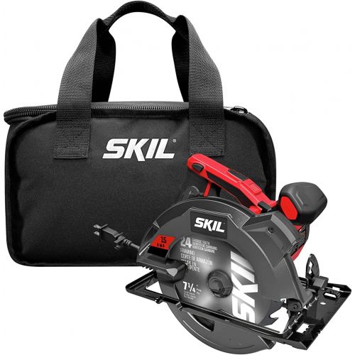  SKIL 15 Amp 7-1/4 Inch Circular Saw with Single Beam Laser Guide - 5280-01