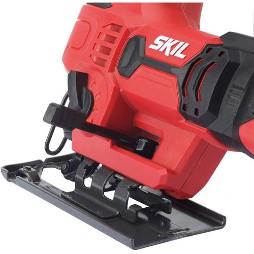  SKIL PWR CORE 20V 7/8 Inch Stroke Length Jigsaw Includes 2.0Ah PWR CORE 20 Lithium Battery and Charger - JS820302