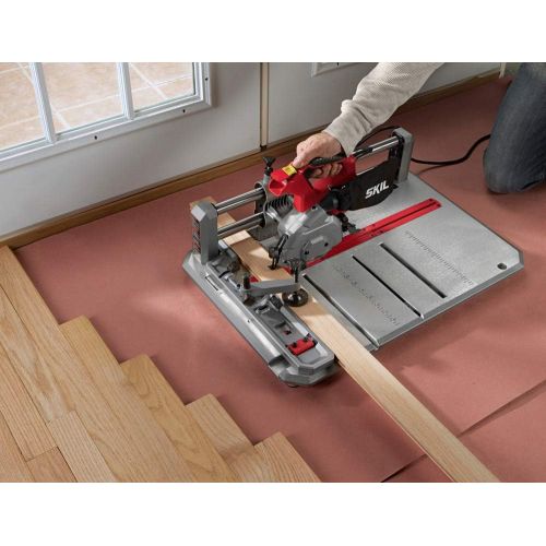  SKIL 3601-02 Flooring Saw with 36T Contractor Blade, Red and black