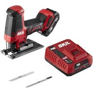 SKIL PWR CORE 12 Brushless 12V Compact Jigsaw Kit Includes 2.0Ah Battery and PWR JUMP Charger - JS5833A-10