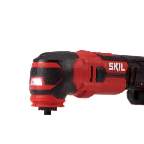  SKIL 20V Oscillating Tool Kit with 32pcs Accessories Includes 2.0Ah PWR CORE 20 Lithium Battery and Charger - OS593002