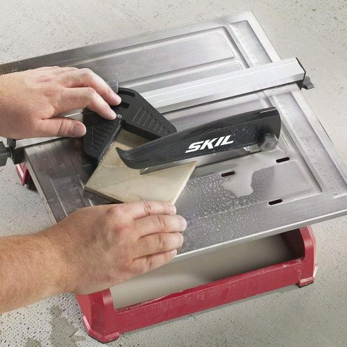  SKIL 7-Inch Wet Tile Saw - 3540-02 & BOSCH DB743S 7-Inch Continuous Rim Diamond Blade