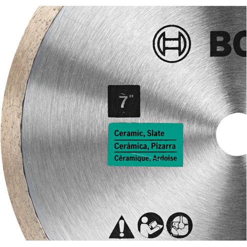  SKIL 7-Inch Wet Tile Saw - 3540-02 & BOSCH DB743S 7-Inch Continuous Rim Diamond Blade